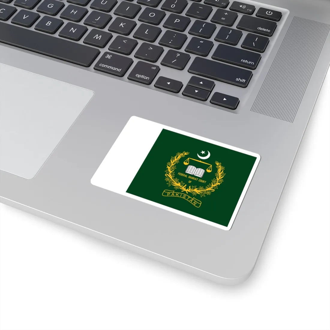 Pakistan Federal Shariat Court Flag (Pakistan) STICKER Vinyl Kiss-Cut Decal - The Sticker Space