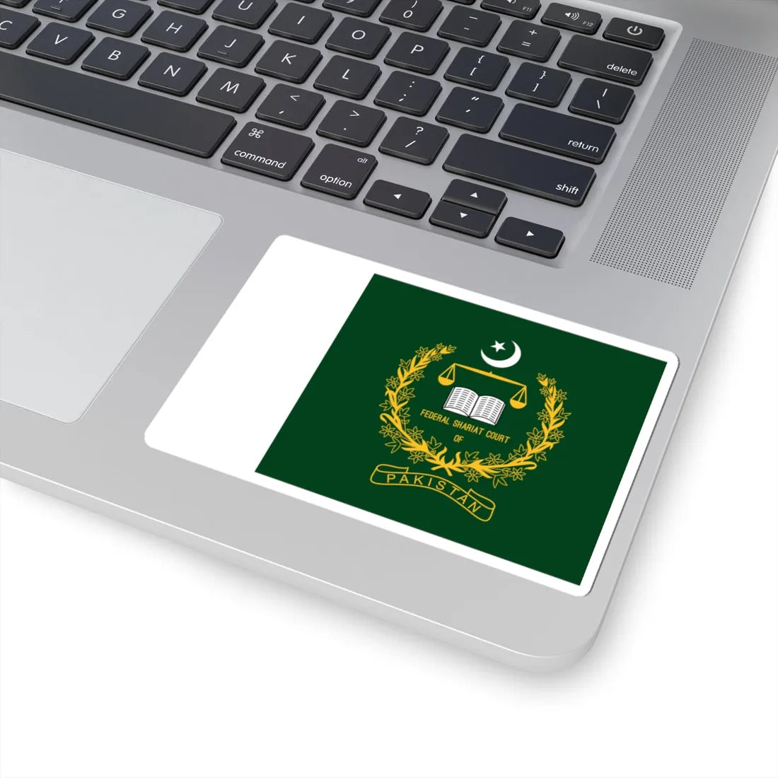 Pakistan Federal Shariat Court Flag (Pakistan) STICKER Vinyl Kiss-Cut Decal - The Sticker Space