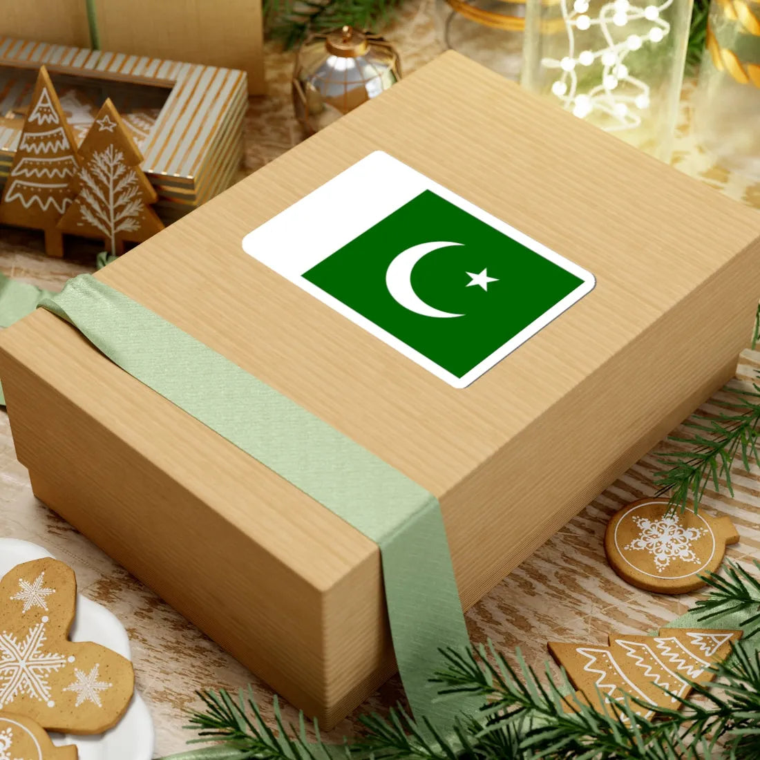 Pakistan flag (Pakistan) STICKER Vinyl Kiss-Cut Decal - The Sticker Space