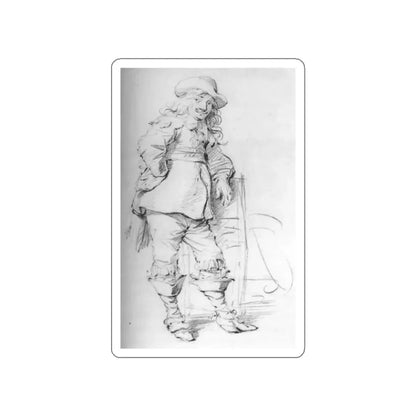 PALAMEDESZ., Anthonie - Standing Man (Artwork) STICKER Vinyl Die-Cut Decal - The Sticker Space