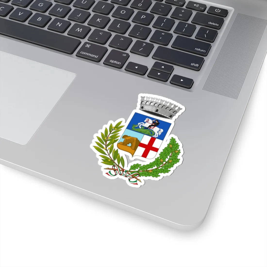 Palau Italia-Stemma (Italy) (Coat of Arms) STICKER Vinyl Kiss-Cut Decal - The Sticker Space