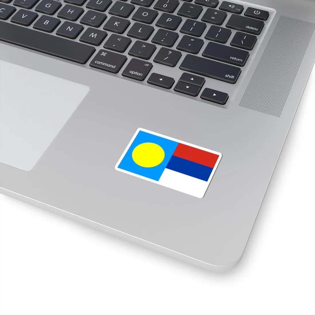 Palau-Serbia-Flags (Palau) STICKER Vinyl Kiss-Cut Decal - The Sticker Space