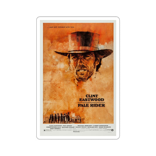 Pale Rider 1985 Movie Poster STICKER Vinyl Die-Cut Decal-6 Inch-The Sticker Space