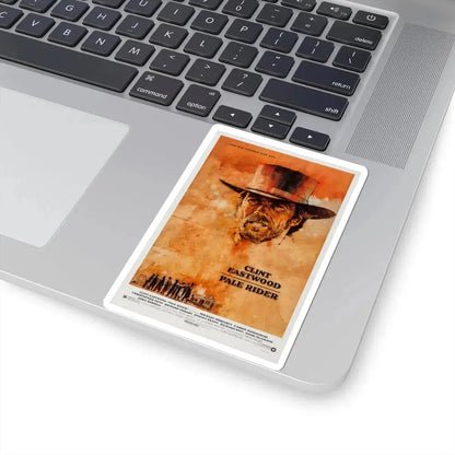 Pale Rider 1985 Movie Poster - STICKER Vinyl Kiss-Cut Decal - The Sticker Space