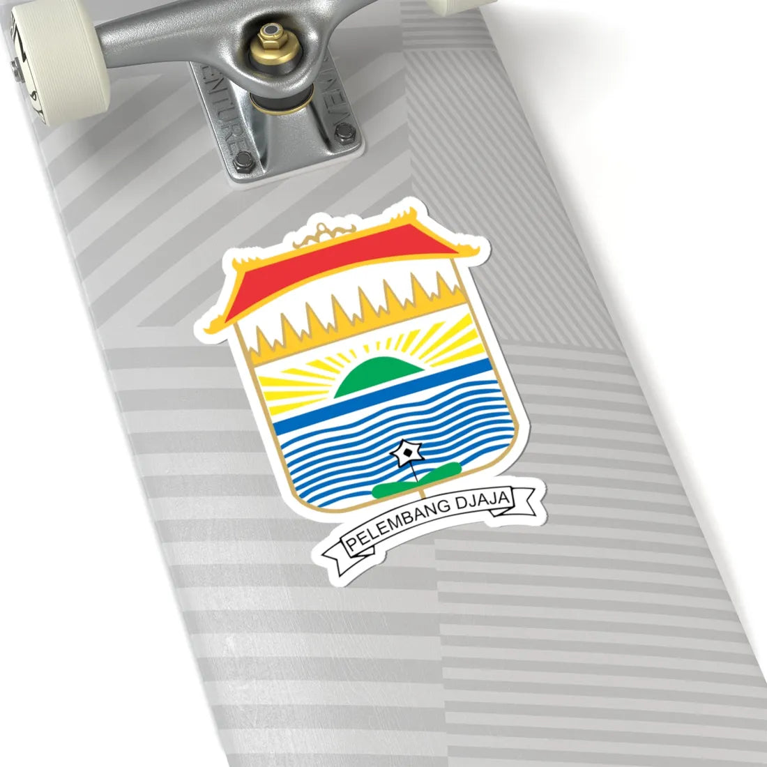 Palembang CoA (Indonesia) (Coat of Arms) STICKER Vinyl Kiss-Cut Decal - The Sticker Space