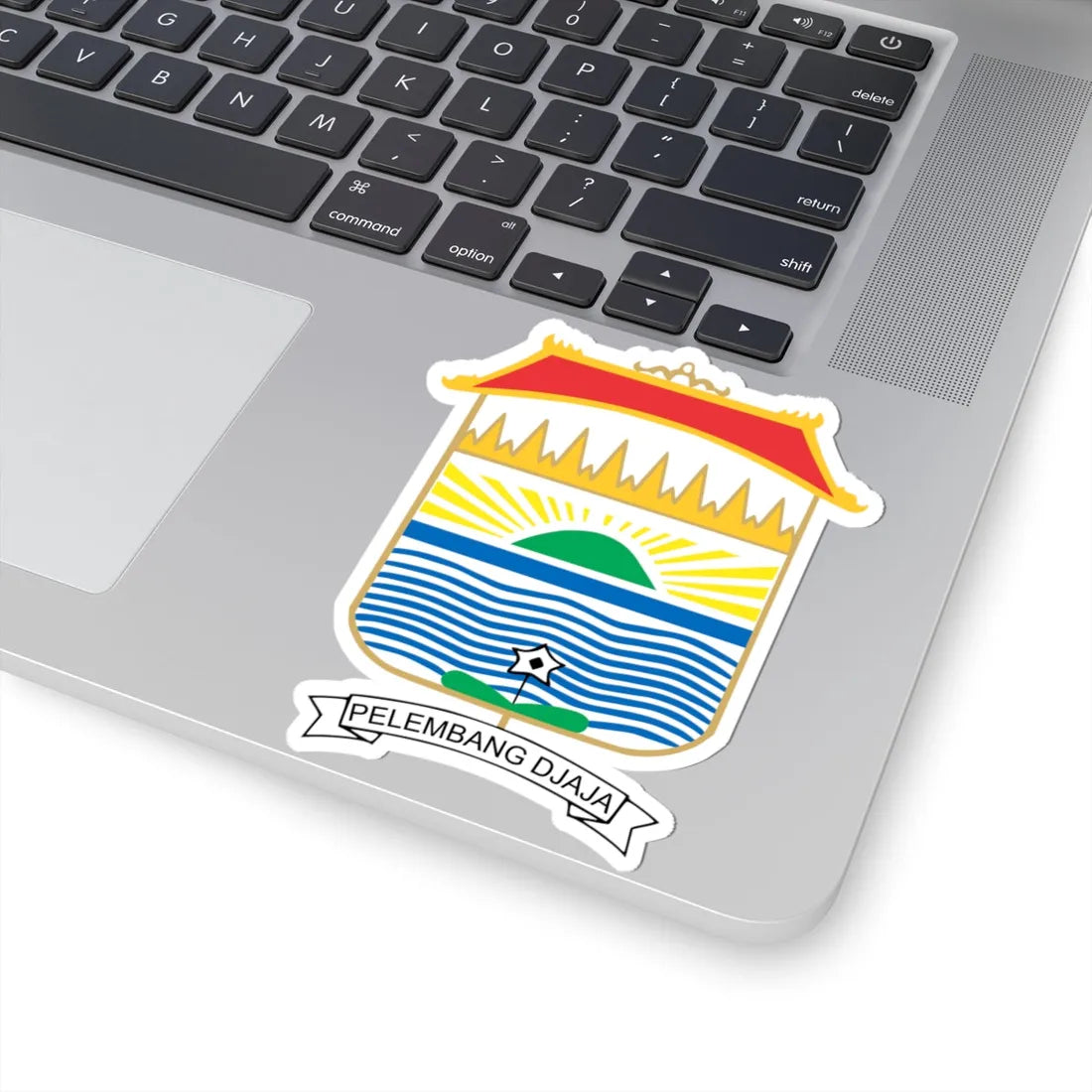 Palembang CoA (Indonesia) (Coat of Arms) STICKER Vinyl Kiss-Cut Decal - The Sticker Space