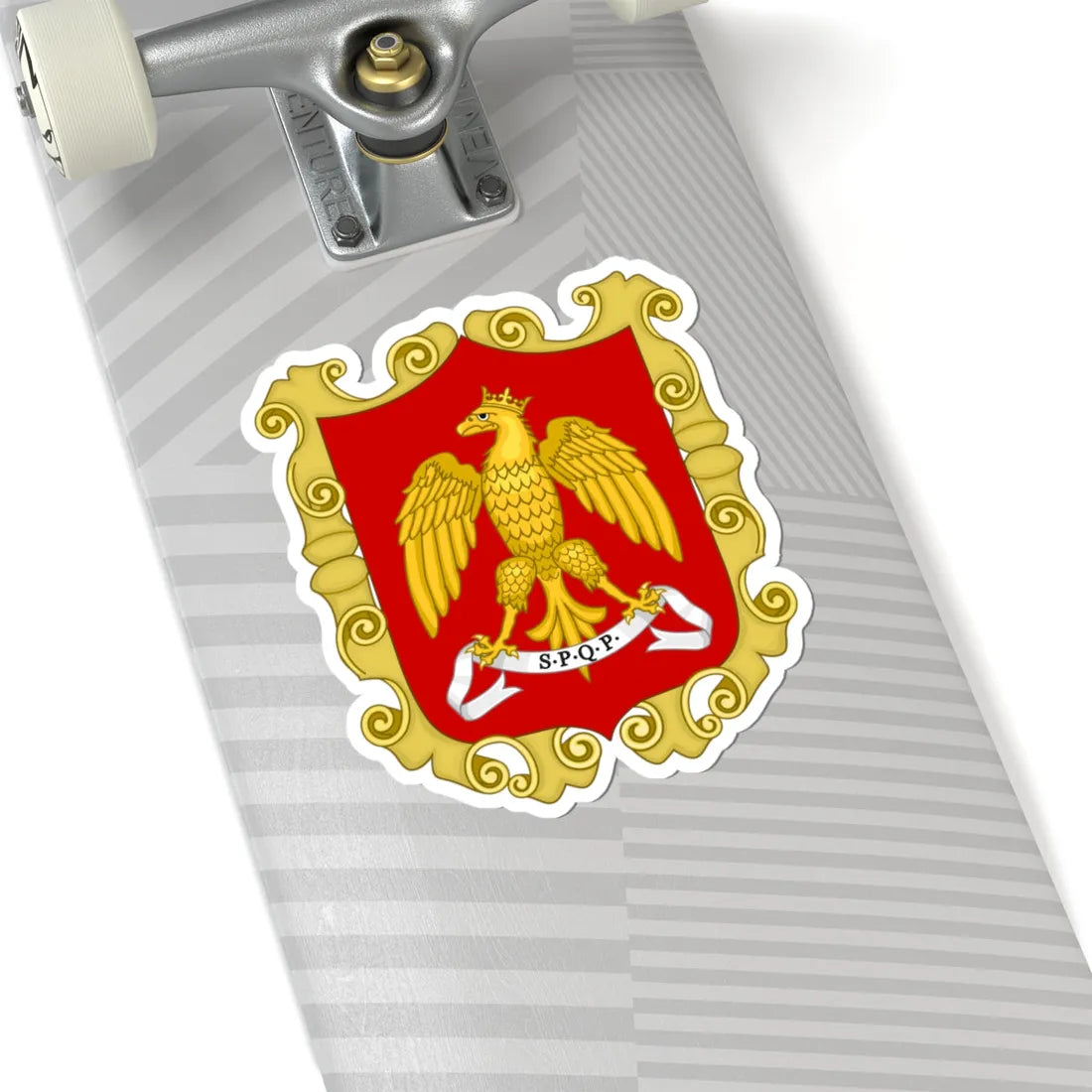 Palermo-Stemma-2 (Italy) (Coat of Arms) STICKER Vinyl Kiss-Cut Decal - The Sticker Space