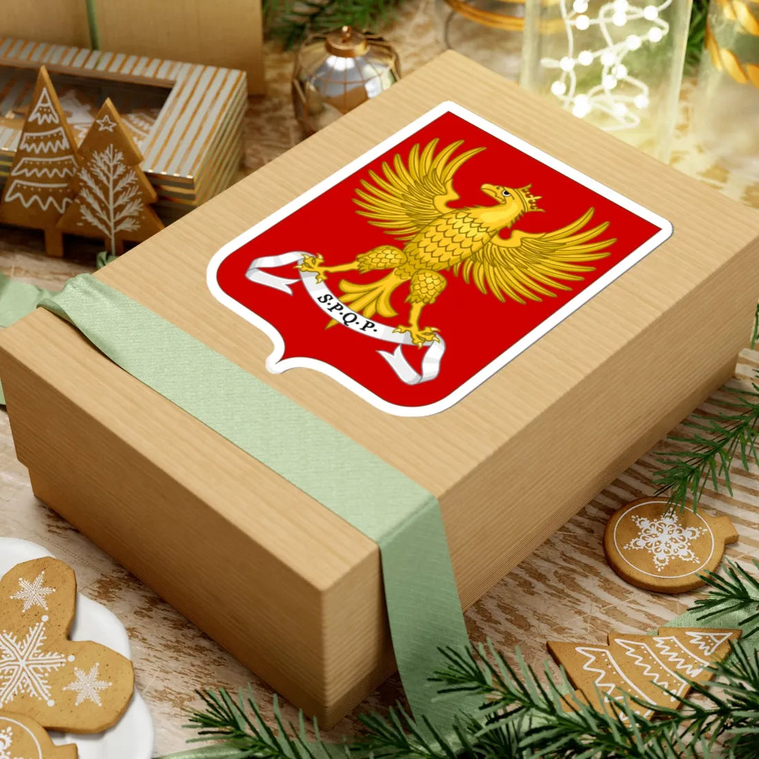 Palermo-Stemma-3 (Italy) (Coat of Arms) STICKER Vinyl Kiss-Cut Decal - The Sticker Space