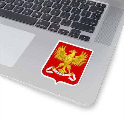 Palermo-Stemma-3 (Italy) (Coat of Arms) STICKER Vinyl Kiss-Cut Decal - The Sticker Space