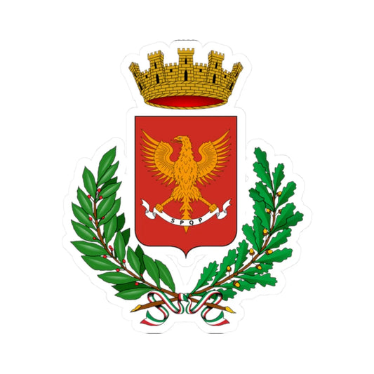 Palermo-Stemma (Italy) (Coat of Arms) STICKER Vinyl Kiss-Cut Decal 2 Inch White - The Sticker Space