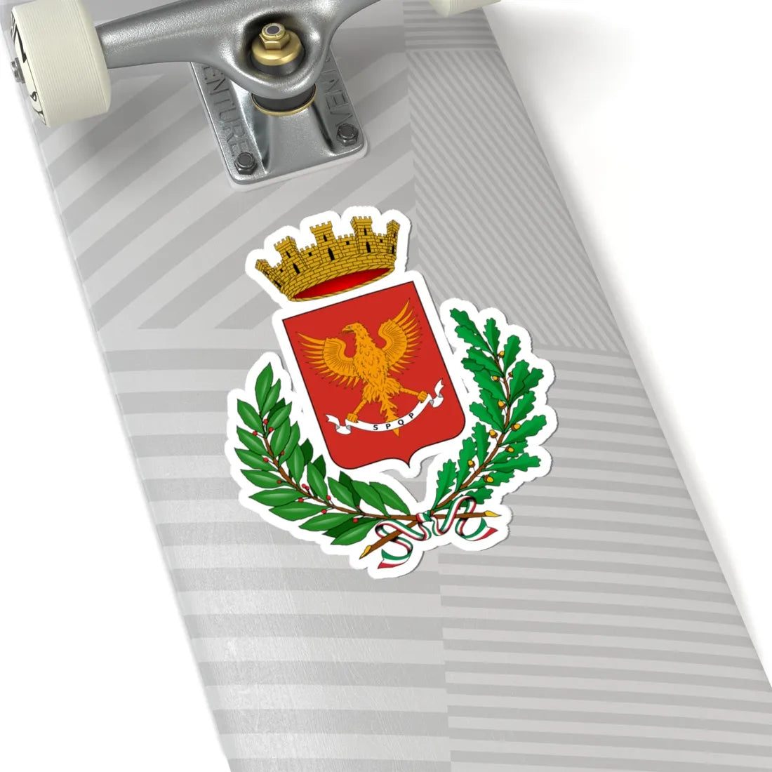 Palermo-Stemma (Italy) (Coat of Arms) STICKER Vinyl Kiss-Cut Decal - The Sticker Space