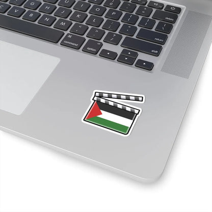 Palestine film clapperboard (Palestine) STICKER Vinyl Kiss-Cut Decal - The Sticker Space