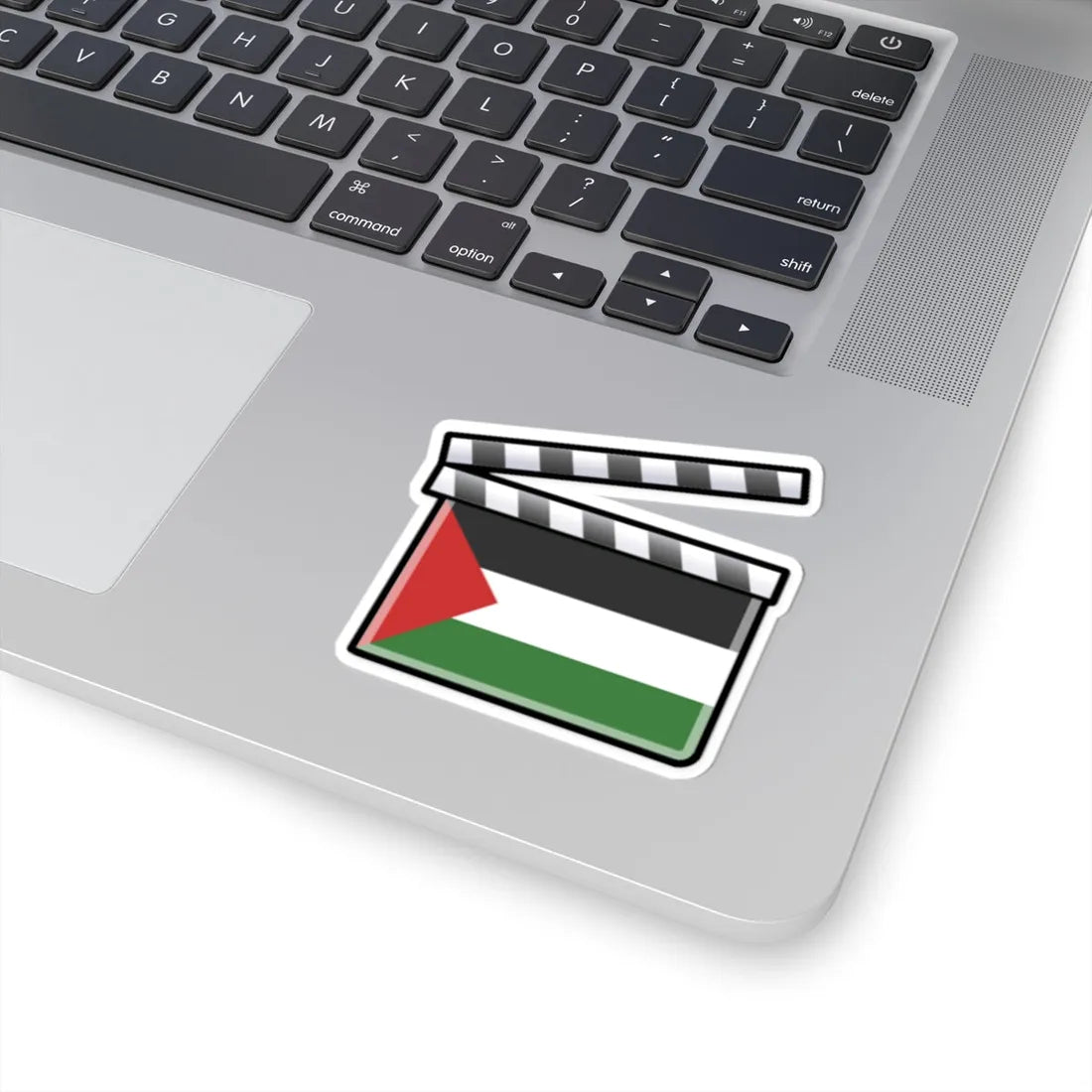 Palestine film clapperboard (Palestine) STICKER Vinyl Kiss-Cut Decal - The Sticker Space