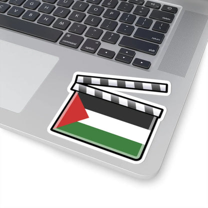 Palestine film clapperboard (Palestine) STICKER Vinyl Kiss-Cut Decal - The Sticker Space