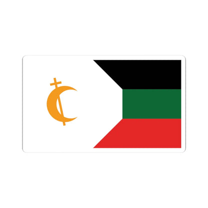 Palestine Flag Proposal 1 (Palestine) STICKER Vinyl Kiss-Cut Decal 3 Inch White - The Sticker Space