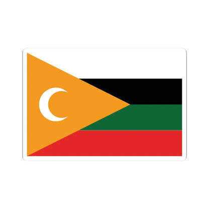 Palestine Flag Proposal 3 (Palestine) STICKER Vinyl Kiss-Cut Decal 3 Inch White - The Sticker Space
