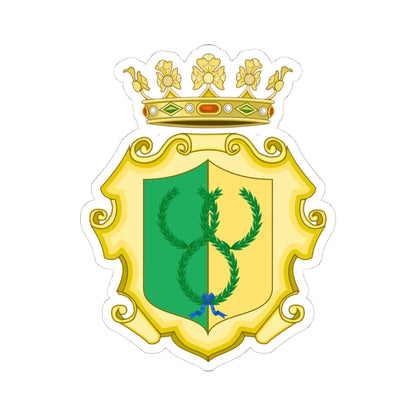 Palestrina-Stemma (Italy) (Coat of Arms) STICKER Vinyl Kiss-Cut Decal 4 Inch White - The Sticker Space