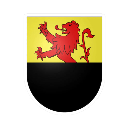 Palezieux-coat of arms (Switzerland) (Coat of Arms) STICKER Vinyl Kiss-Cut Decal 2 Inch White - The Sticker Space