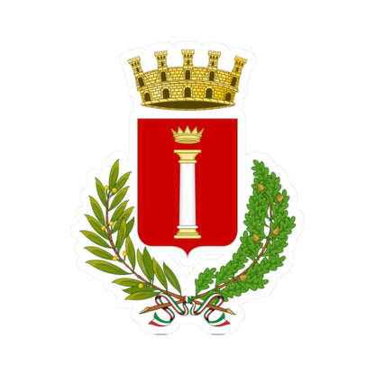 Paliano-Stemma (Italy) (Coat of Arms) STICKER Vinyl Kiss-Cut Decal 2 Inch White - The Sticker Space