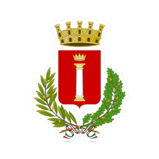 Paliano-Stemma (Italy) (Coat of Arms) STICKER Vinyl Kiss-Cut Decal 2 Inch White - The Sticker Space