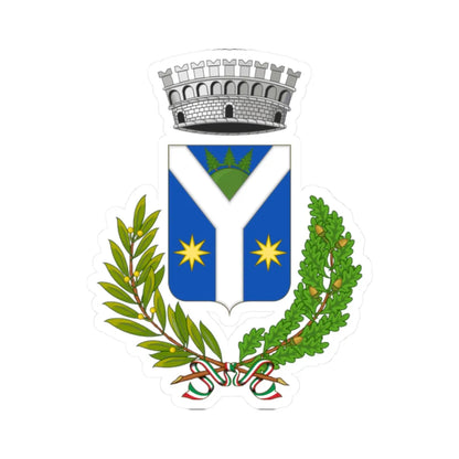 Pallare-Stemma (Italy) (Coat of Arms) STICKER Vinyl Kiss-Cut Decal 2 Inch White - The Sticker Space