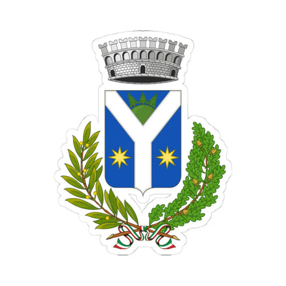 Pallare-Stemma (Italy) (Coat of Arms) STICKER Vinyl Kiss-Cut Decal 4 Inch White - The Sticker Space