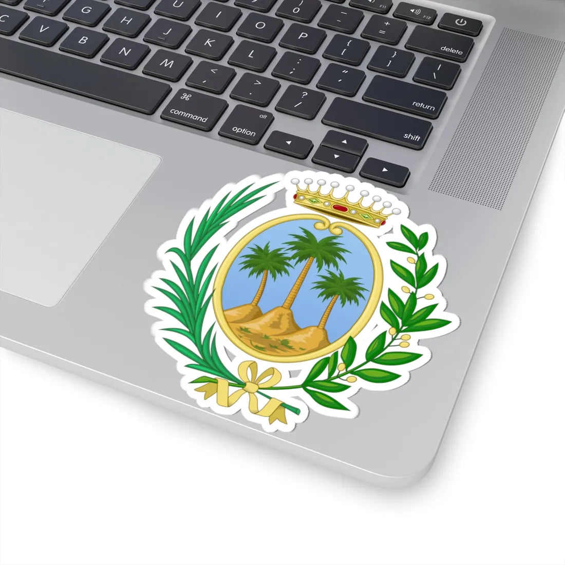 Palma di Montechiaro-Stemma (Italy) (Coat of Arms) STICKER Vinyl Kiss-Cut Decal - The Sticker Space