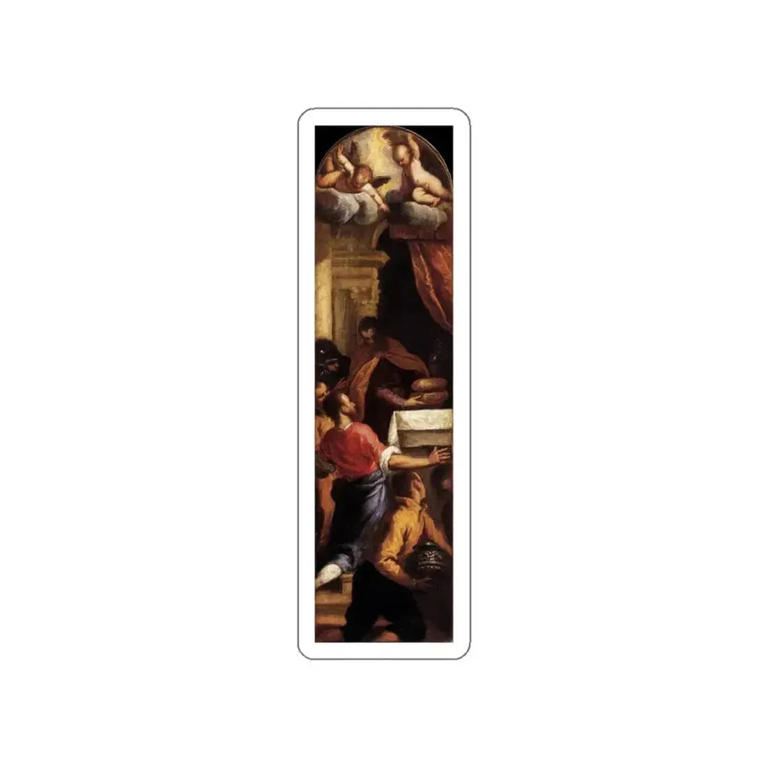 PALMA GIOVANE - David and Achimelech (Artwork) STICKER Vinyl Die-Cut Decal White Die-Cut 5 Inch - The Sticker Space