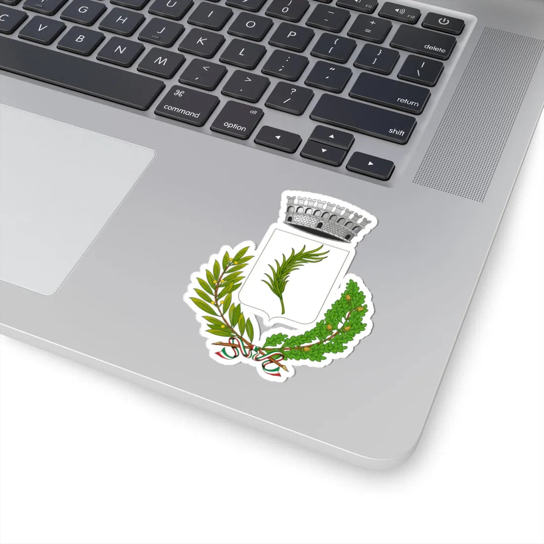 Palmariggi-Stemma (Italy) (Coat of Arms) STICKER Vinyl Kiss-Cut Decal - The Sticker Space