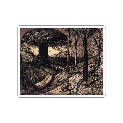 PALMER, Samuel - Early Morning (Artwork) STICKER Vinyl Die-Cut Decal White Die-Cut 5 Inch - The Sticker Space