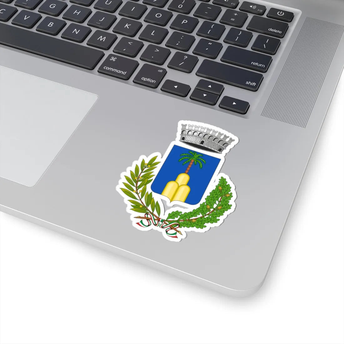 Palmoli-Stemma (Italy) (Coat of Arms) STICKER Vinyl Kiss-Cut Decal - The Sticker Space