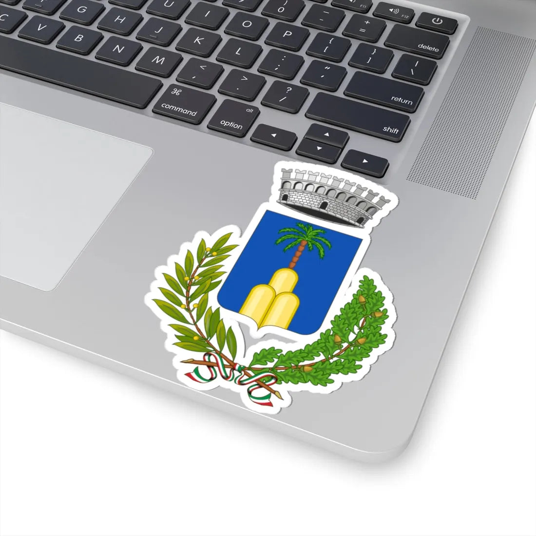 Palmoli-Stemma (Italy) (Coat of Arms) STICKER Vinyl Kiss-Cut Decal - The Sticker Space
