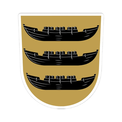 Paltamo.vaakuna (Finland) (Coat of Arms) STICKER Vinyl Kiss-Cut Decal 4 Inch White - The Sticker Space