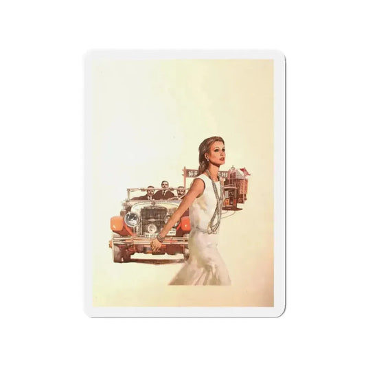 Pamela Longfellow - China Blues, Grafton edition, 1990 (Magazine Illustration) Refrigerator Magnet 2 Inch Die-Cut - The Sticker Space