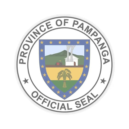 Pampanga old seal (Philippines) STICKER Vinyl Kiss-Cut Decal 3 Inch Transparent - The Sticker Space