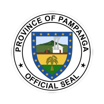 Pampanga old seal (Philippines) STICKER Vinyl Kiss-Cut Decal 3 Inch White - The Sticker Space