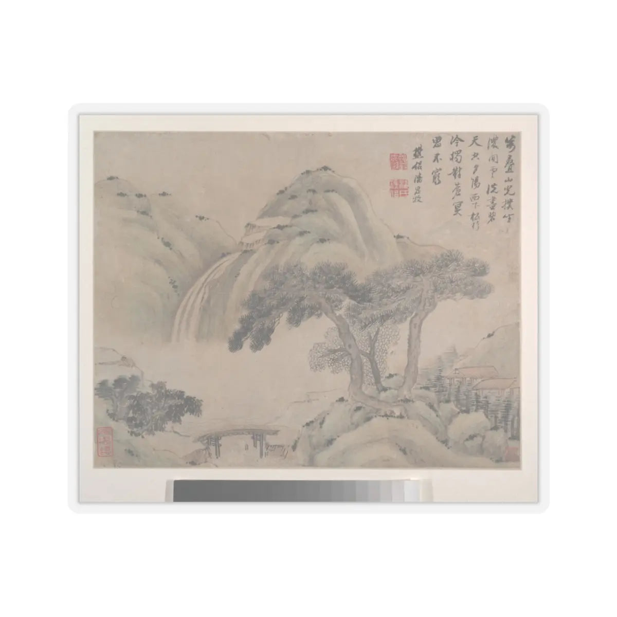 Pan Simu - Landscapes - 19th century v2 - STICKER Vinyl Kiss-Cut Decal