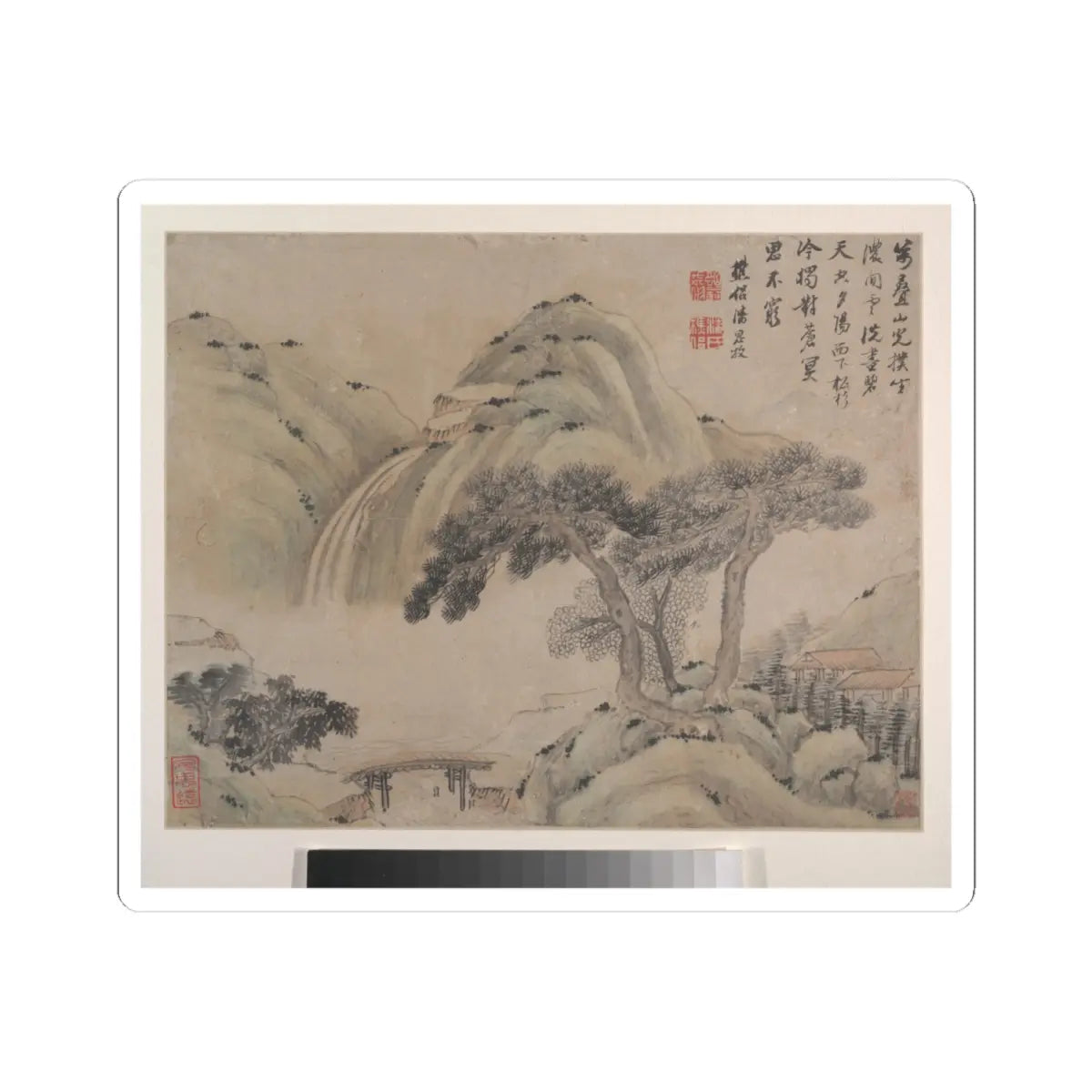 Pan Simu - Landscapes - 19th century v2 - STICKER Vinyl Kiss-Cut Decal