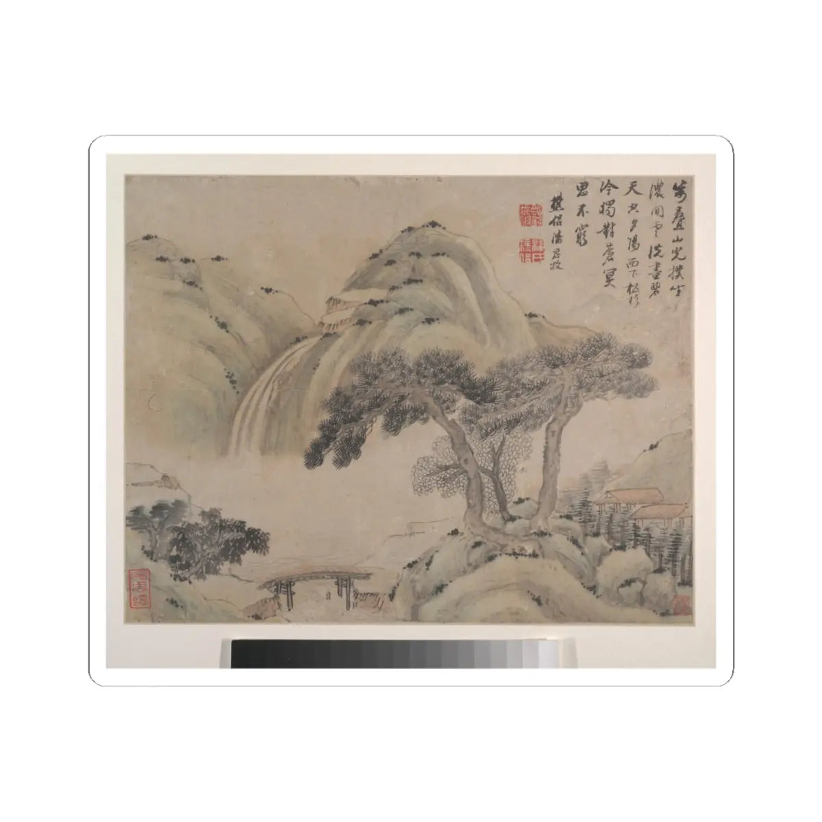 Pan Simu - Landscapes - 19th century v2 - STICKER Vinyl Kiss-Cut Decal