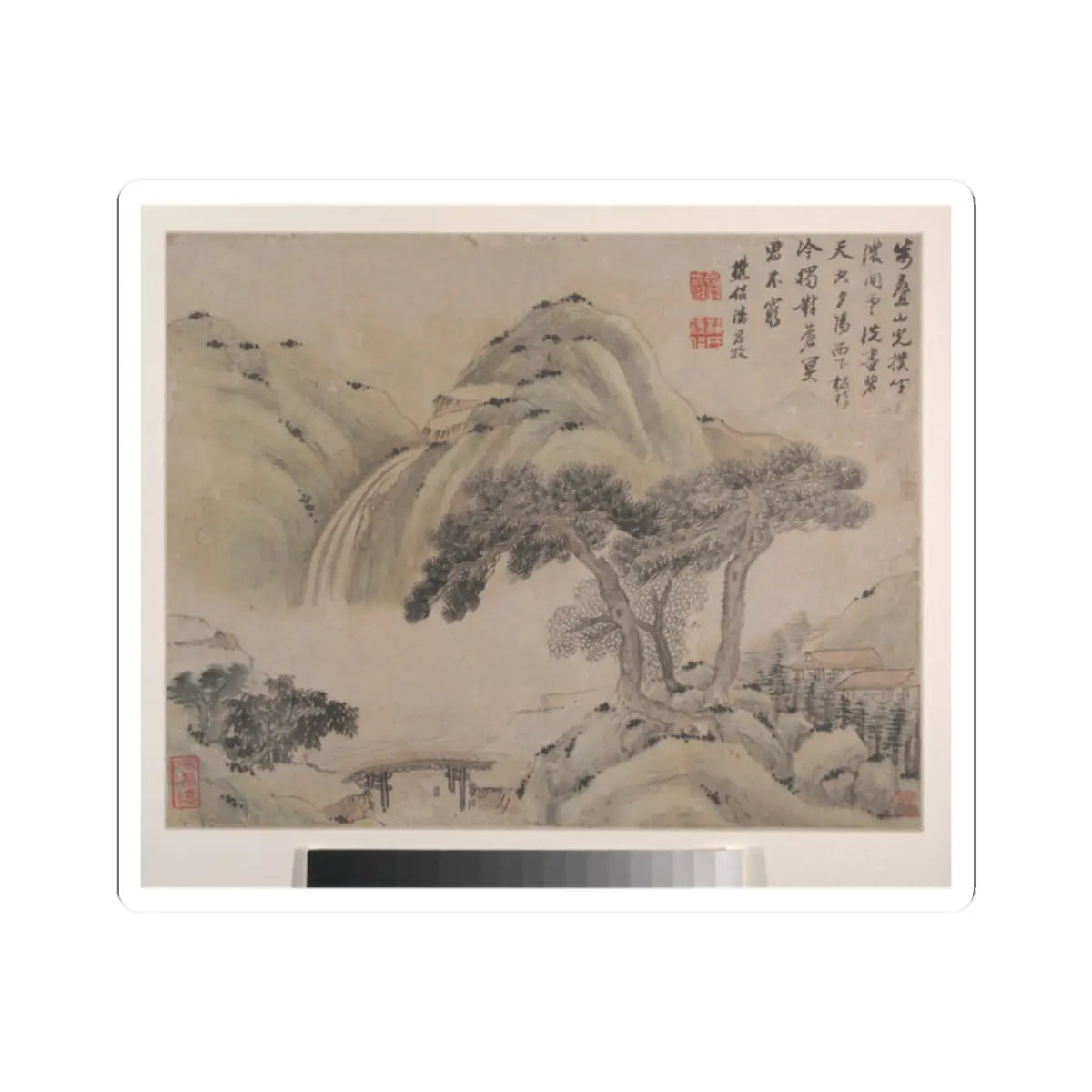 Pan Simu - Landscapes - 19th century v2 - STICKER Vinyl Kiss-Cut Decal