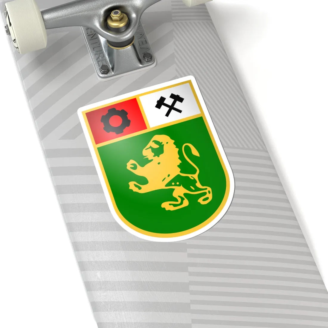 Panagyurishte-coat-of-arms (Bulgaria) (Coat of Arms) STICKER Vinyl Kiss-Cut Decal - The Sticker Space