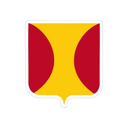 Panama Canal Department (U.S. Army) REVERSE PRINT Transparent Die-Cut STICKER 4 Inch Die-Cut Transparent - The Sticker Space