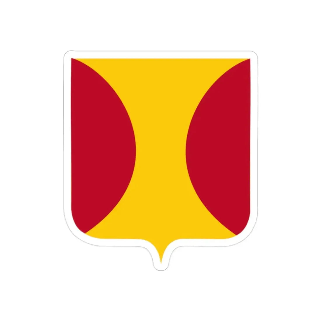 Panama Canal Department (U.S. Army) REVERSE PRINT Transparent Die-Cut STICKER - The Sticker Space