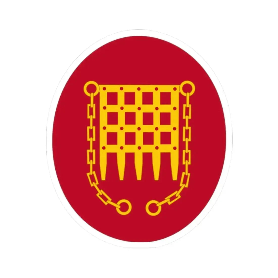 Panama Canal Division (U.S. Army) STICKER Vinyl Kiss-Cut Decal 2 Inch White - The Sticker Space