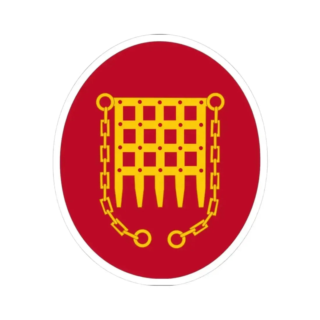 Panama Canal Division (U.S. Army) STICKER Vinyl Kiss-Cut Decal 3 Inch White - The Sticker Space