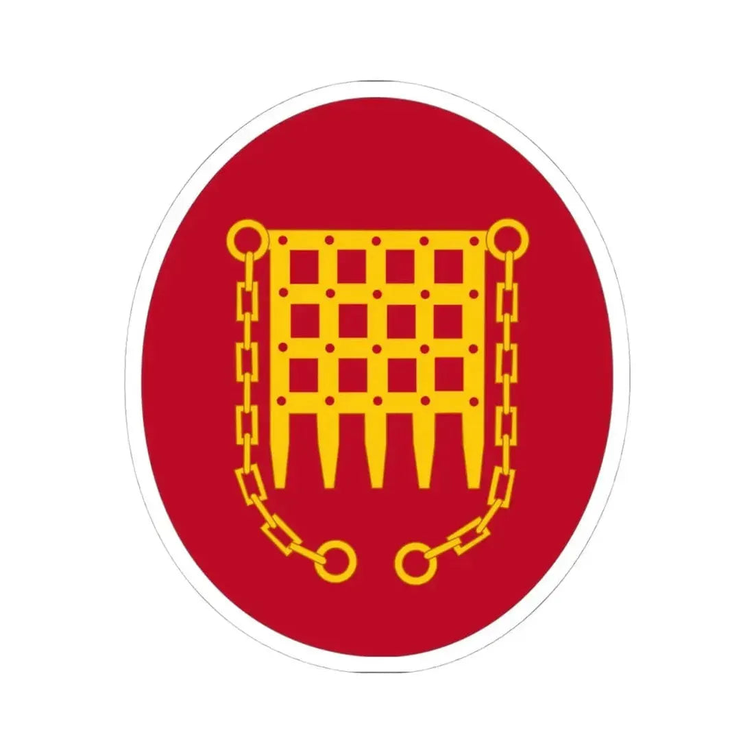 Panama Canal Division (U.S. Army) STICKER Vinyl Kiss-Cut Decal 4 Inch White - The Sticker Space