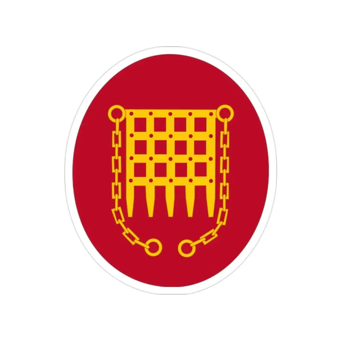 Panama Canal Division (U.S. Army) Transparent STICKER Die-Cut Vinyl Decal 2 Inch - The Sticker Space