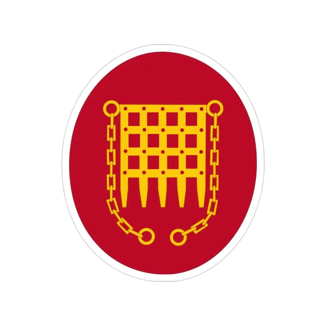 Panama Canal Division (U.S. Army) Transparent STICKER Die-Cut Vinyl Decal 3 Inch - The Sticker Space