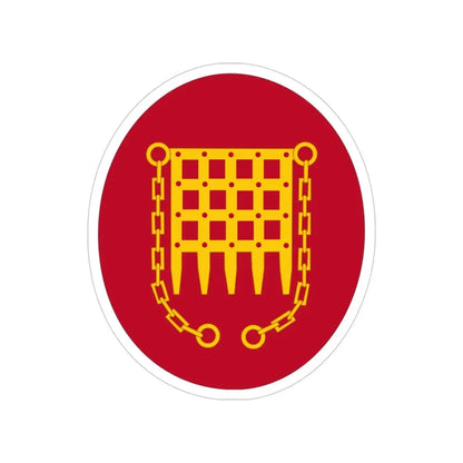 Panama Canal Division (U.S. Army) Transparent STICKER Die-Cut Vinyl Decal 4 Inch - The Sticker Space