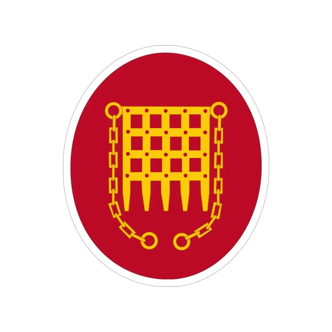 Panama Canal Division (U.S. Army) Transparent STICKER Die-Cut Vinyl Decal 5 Inch - The Sticker Space